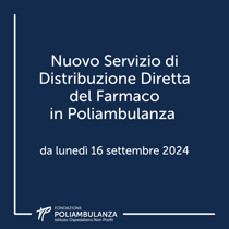 Nuovo Servizio di Distribuzione Diretta del Farmaco in Poliambulanza dal 16 settembre 2024