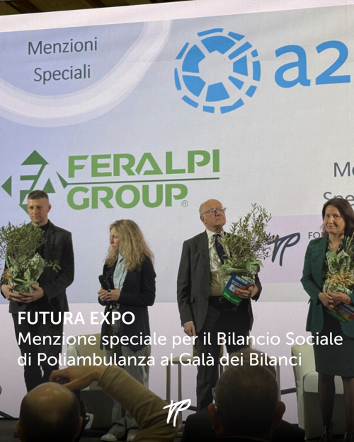 Menzione speciale per il Bilancio Sociale di Poliambulanza al Galà dei Bilanci di Futura Expo